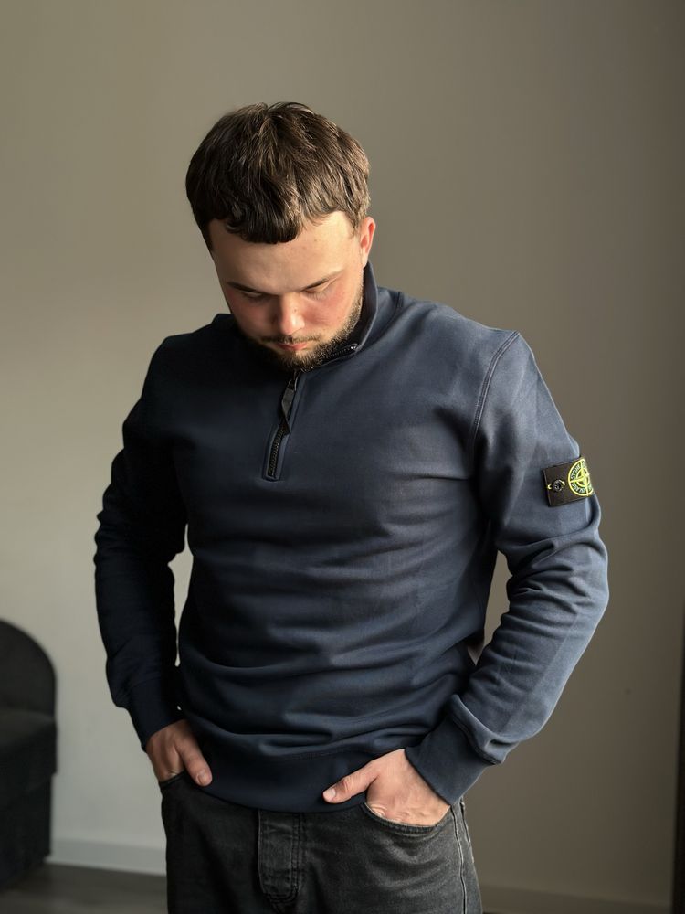 Stone Island (ААА+)  на замке , зіп , світшот, zip, худі,