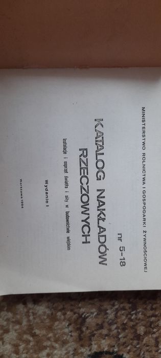 K N R nr 5-18 Instalacje i osprzęt światła i siły w budownictwie wiejs