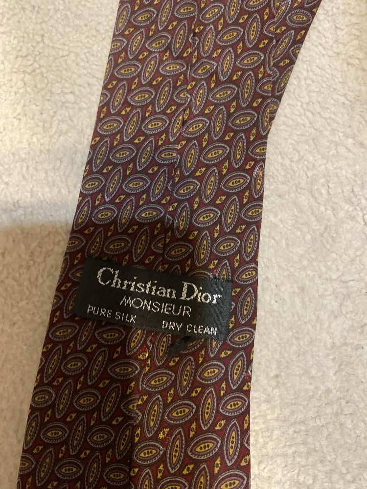 Jedwabny krawat Dior