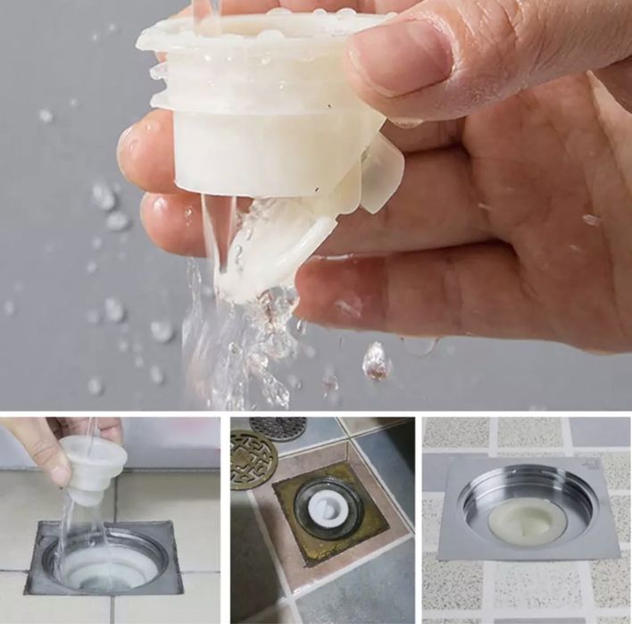 Tampa ralo anti cheiros - Chuveiro