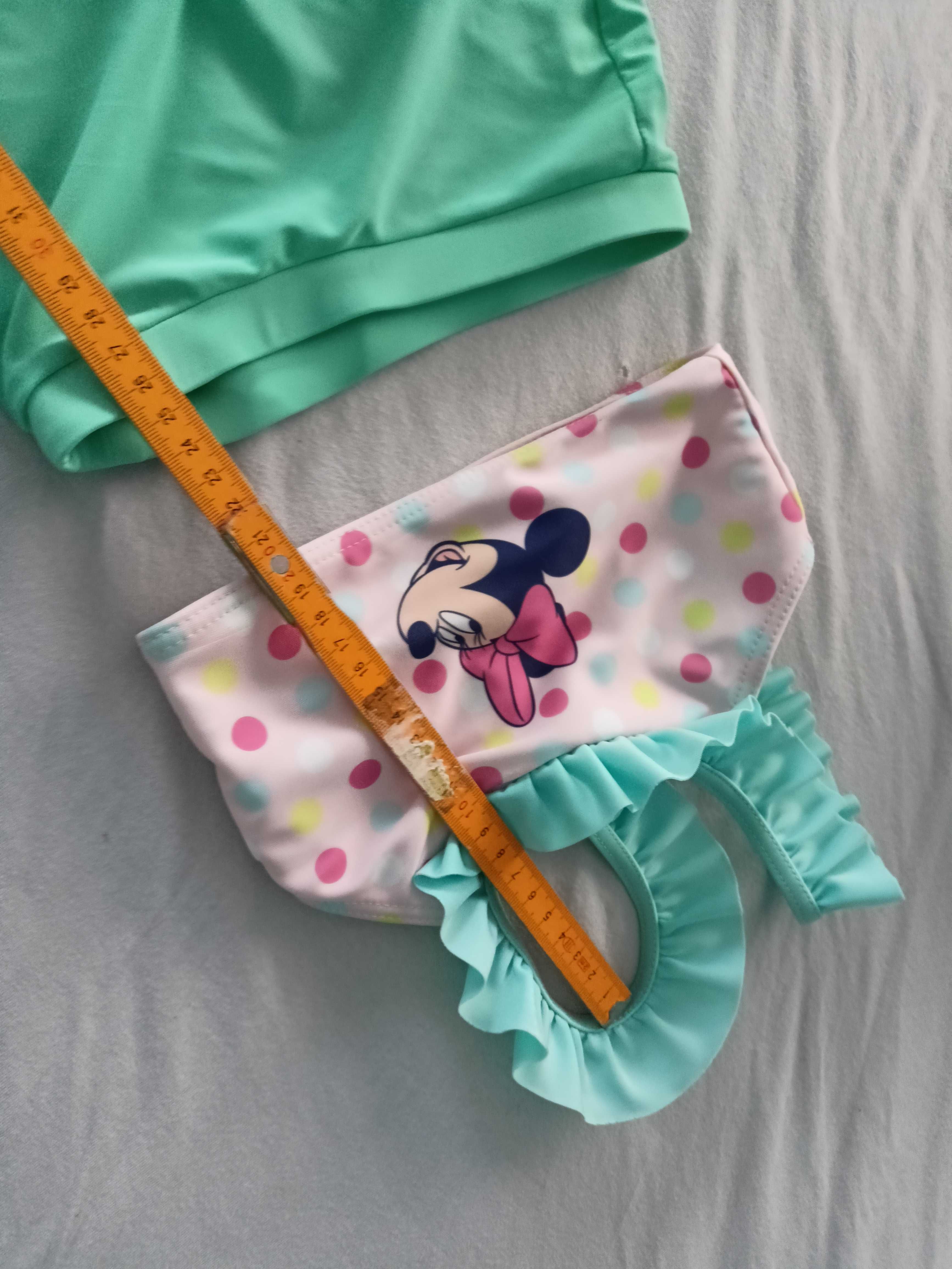 kostium strój kąpielowy dwuczęściowy myszka minie 92 disney