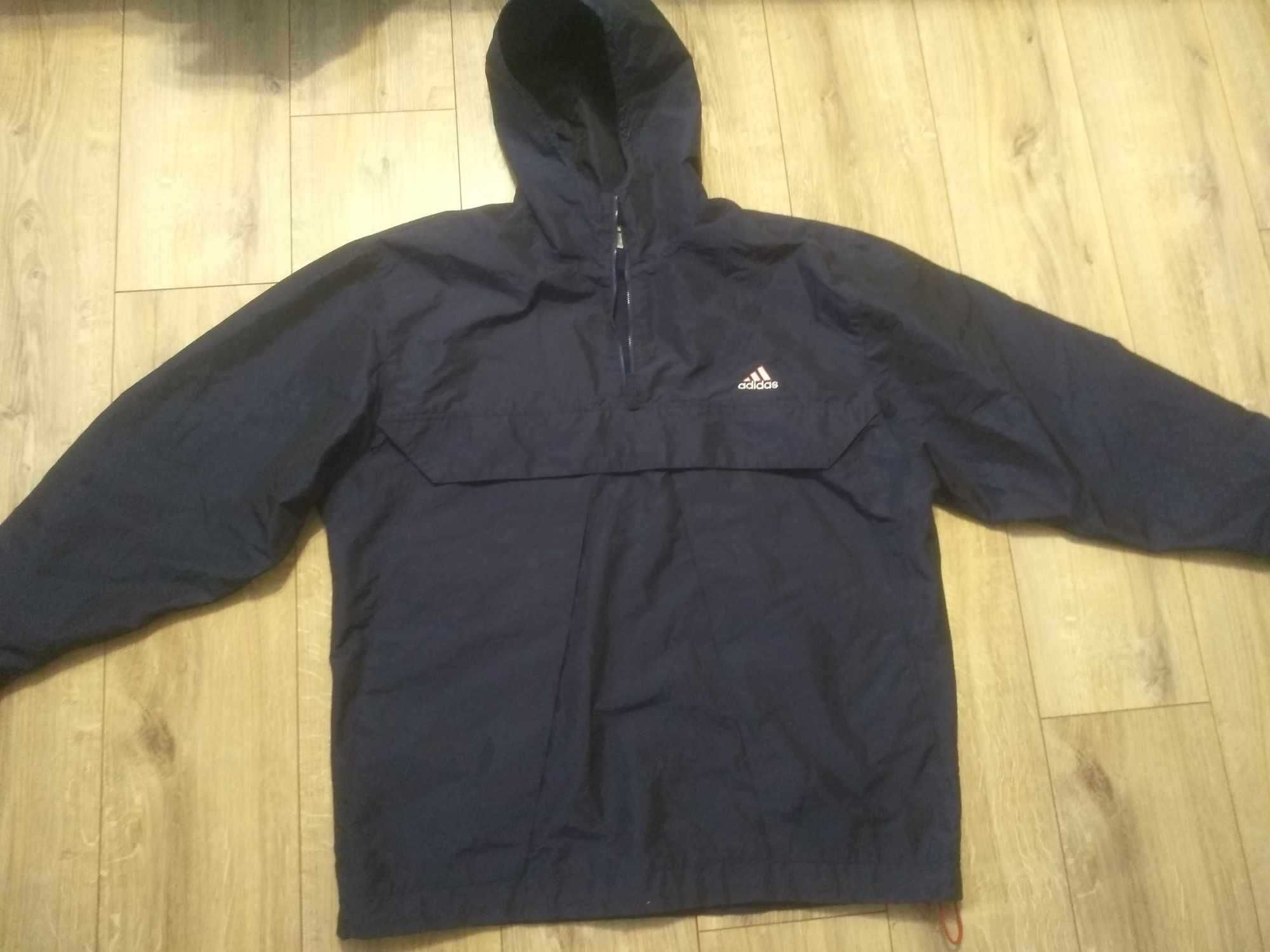 Adidas anorak kangurka wiatrówka lekka kurtka M lata 90