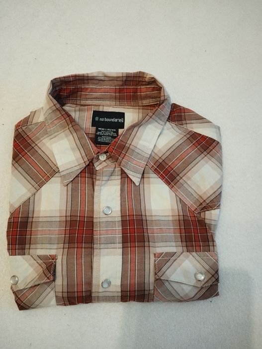 Koszula męska w kratkę