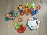 Zabawki Fisher Price interaktywna żaba lusterko grzechotka gryzak