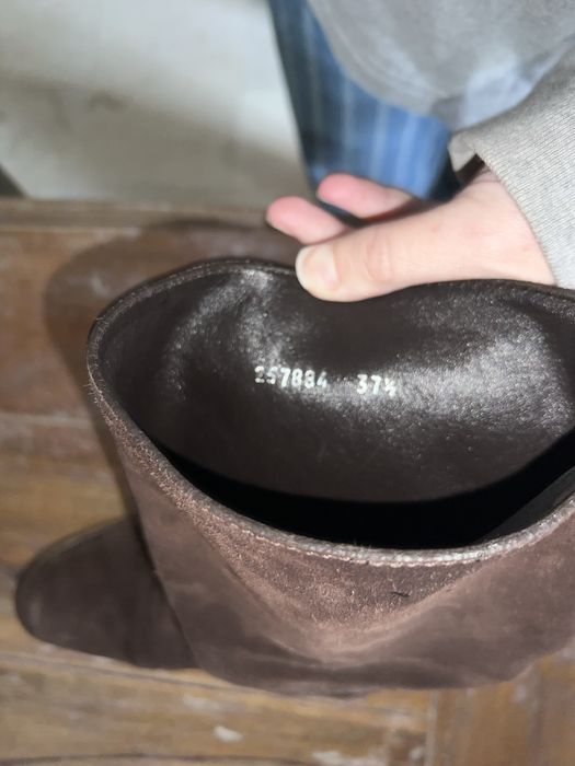 Botki kowbojki skora skorzane Gucci 37/5