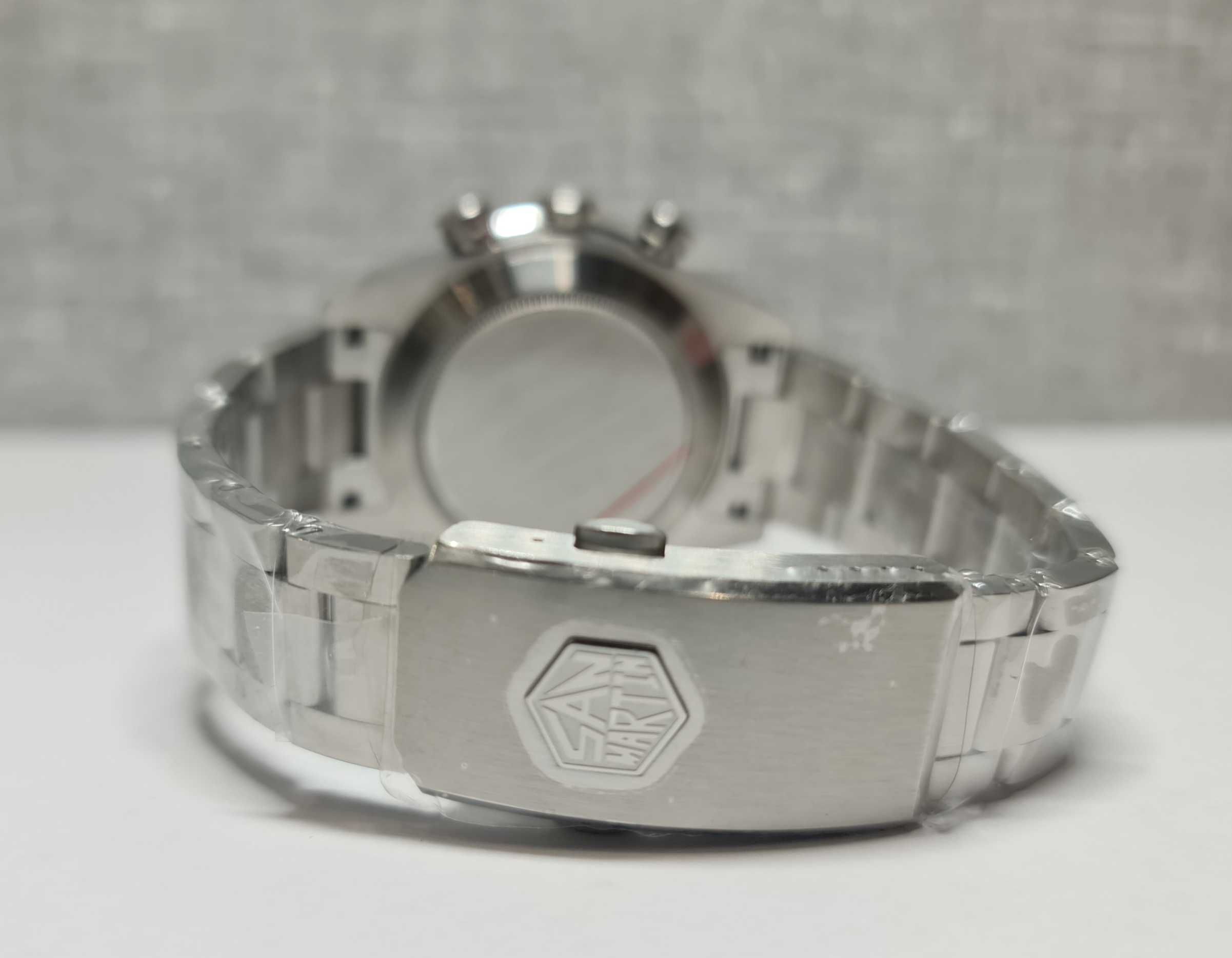 Чоловічий годинник San Martin Chronograph Panda Mechanical Sapphire