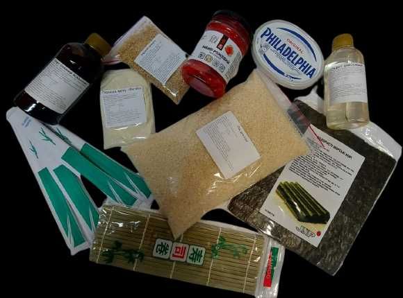 Норі суші рис місопаста імбир васабі кунжут чука Теріякі Унагі Тонкацу