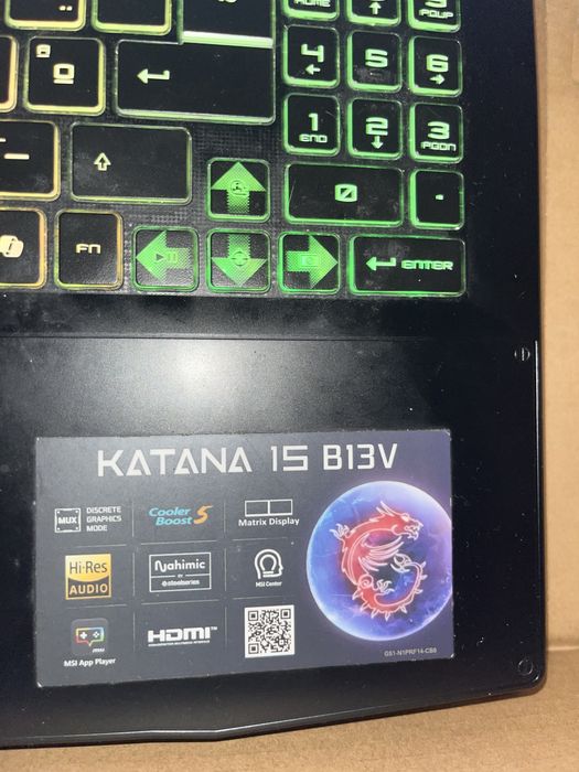 MSI katana 15 B13V