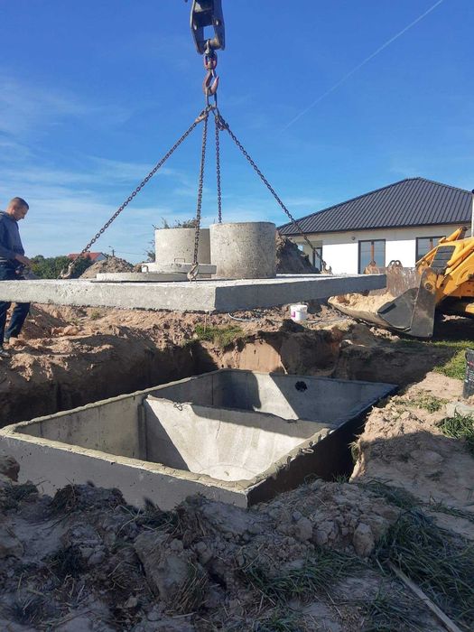 SZAMBA BETONOWE 4-12 m3/ Transport w CENIE / Skępe, Szreńsk, Sypniewo