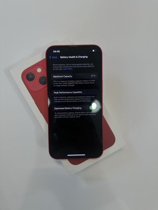 Iphone 13 BAT87% 128gb etui kabel oryginalne pudelko