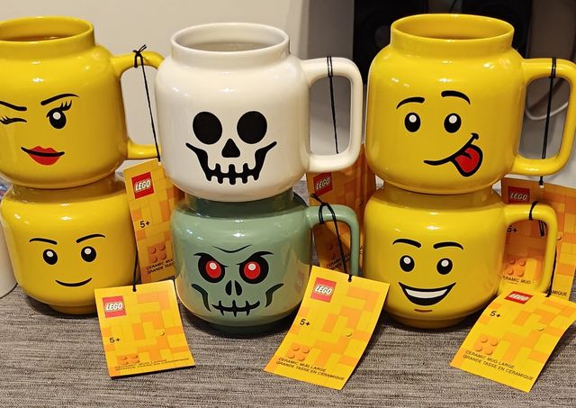 Komplet kubków ceramicznych LEGO 6 szt.