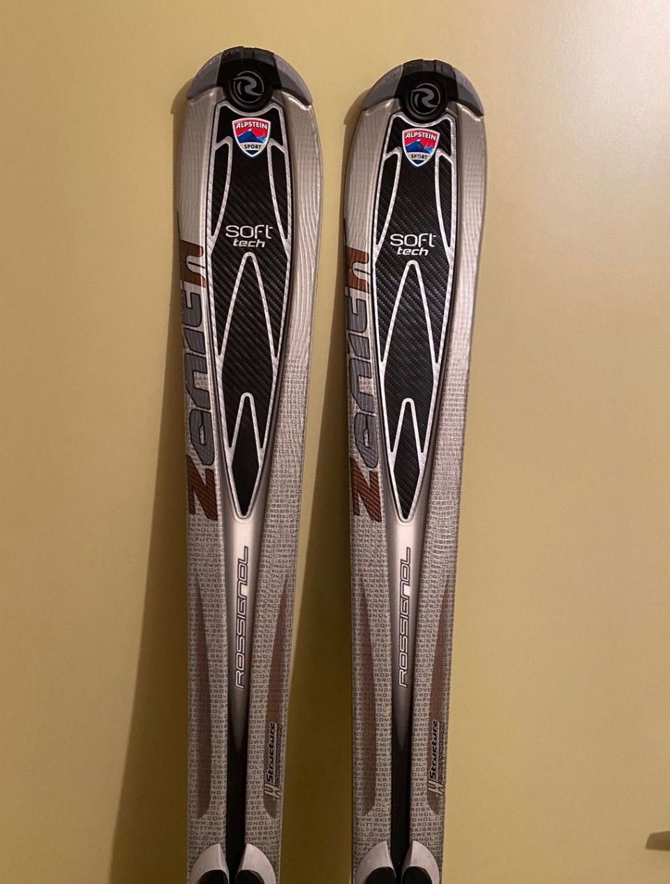 Narty Rossignol Zenit soft tech 162 cm z wiązaniami