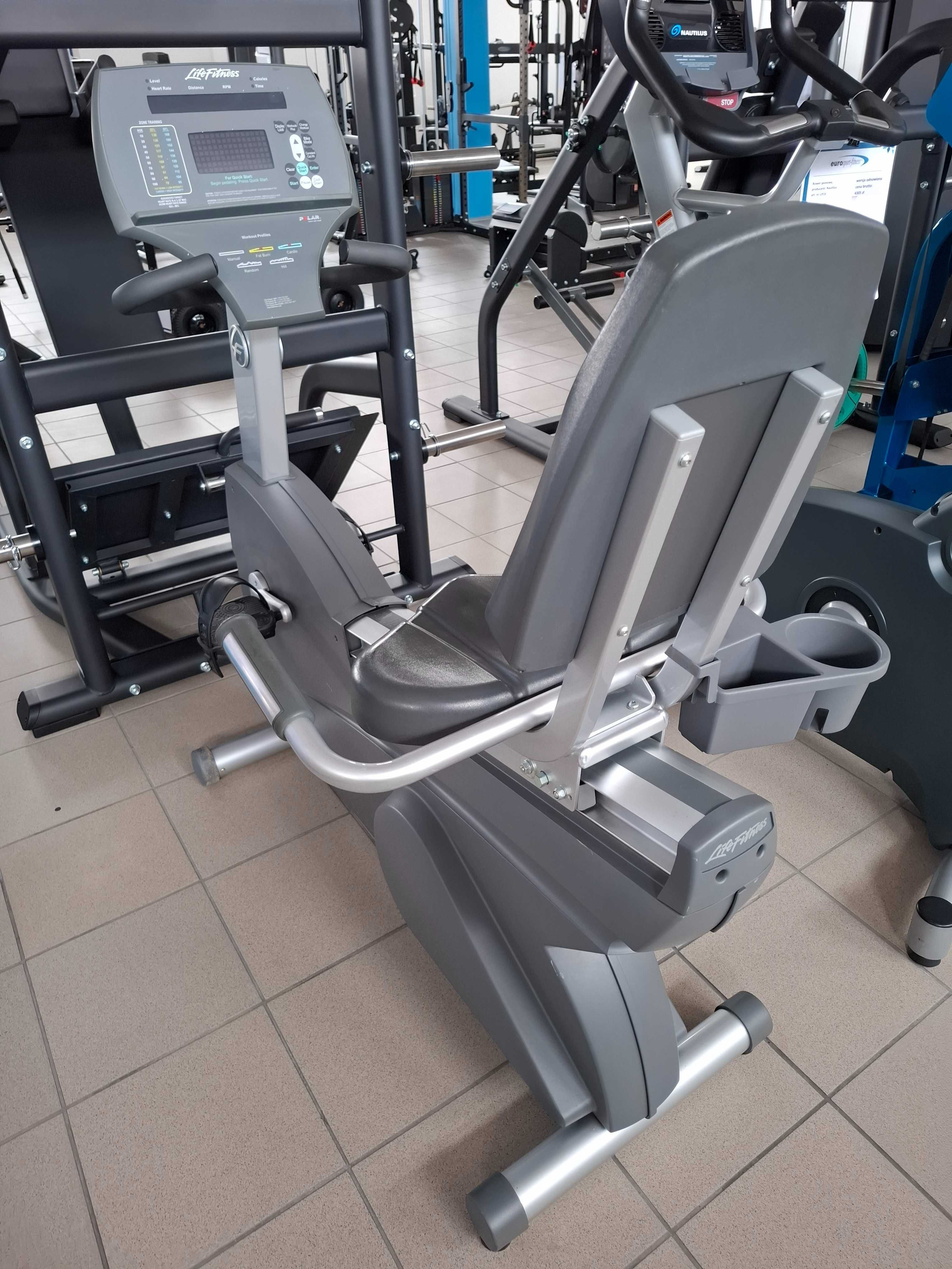 Rower stacjonarny treningowy poziomy Life Fitness 95RI
