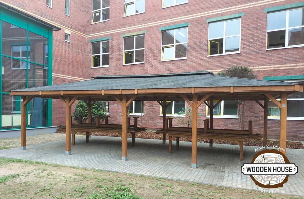 Altana Ogrodowa " Biesiadna " 8 x 4 altanki producent altanystanior.pl