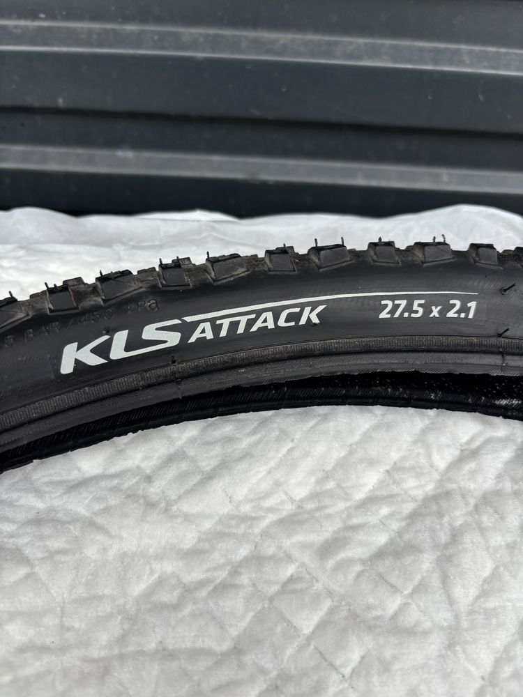 Demontaz uzywana opona rowerowa KLS Attack 27.5x 2.1