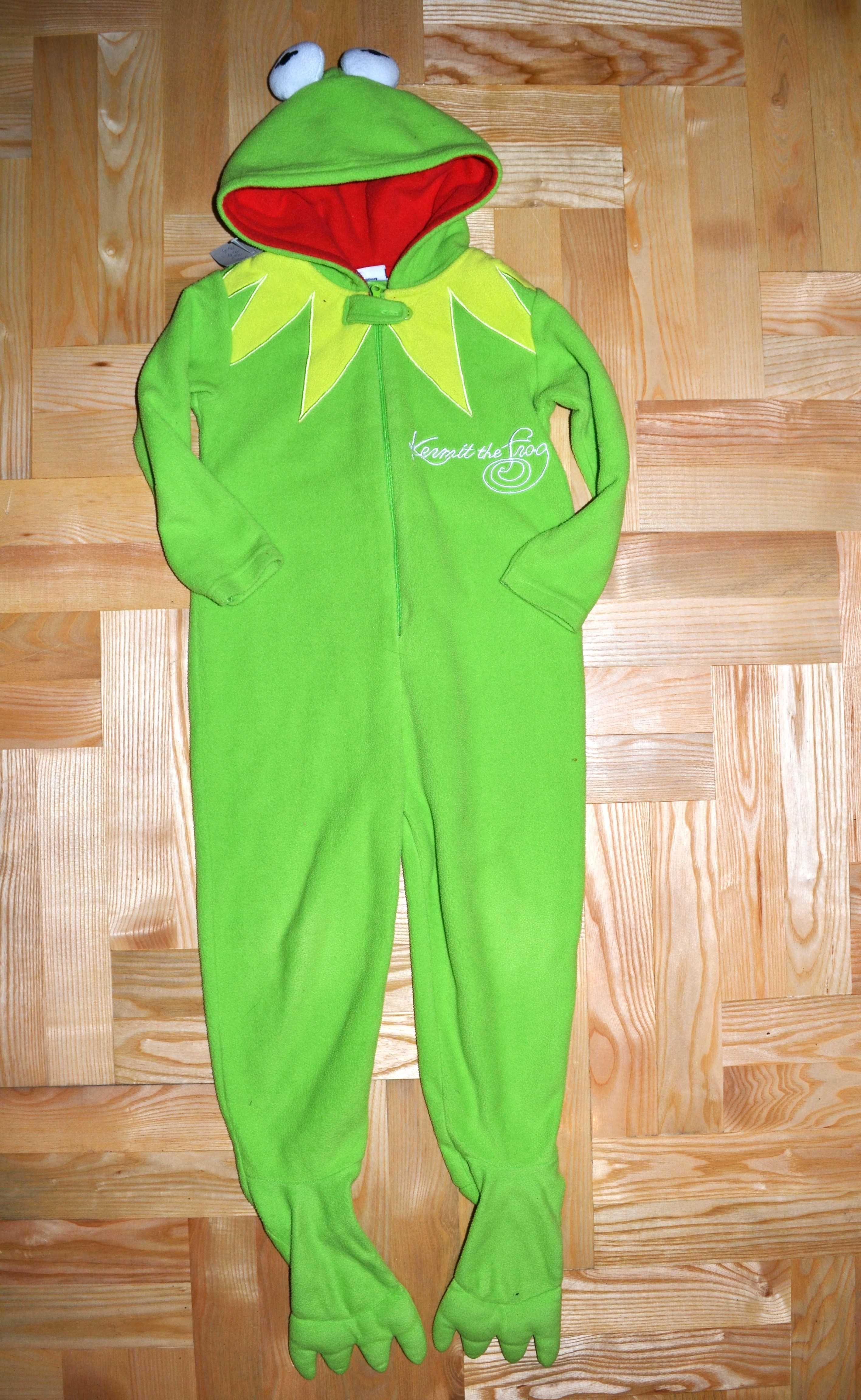 12^ Disney żaba Kermit strój przebranie piżama 3/4 Lat_ 98/104  cm