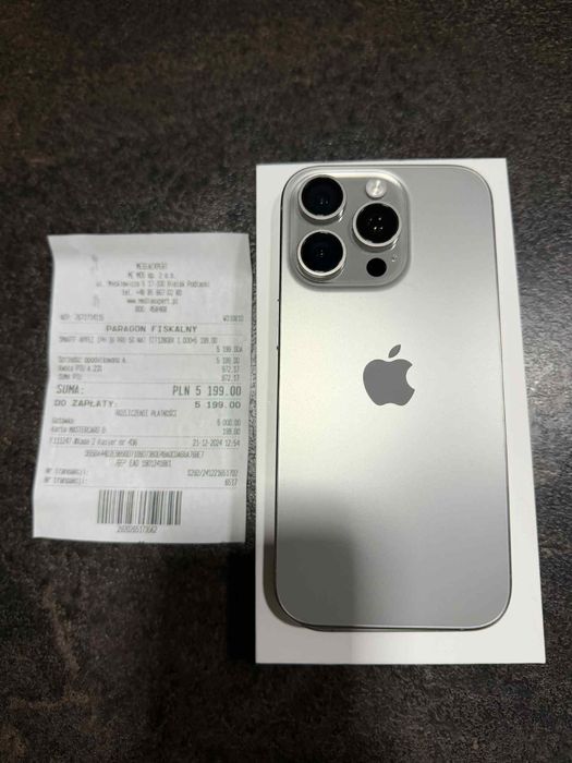 iPhone 16 PRO jak nowy natural Titanium
