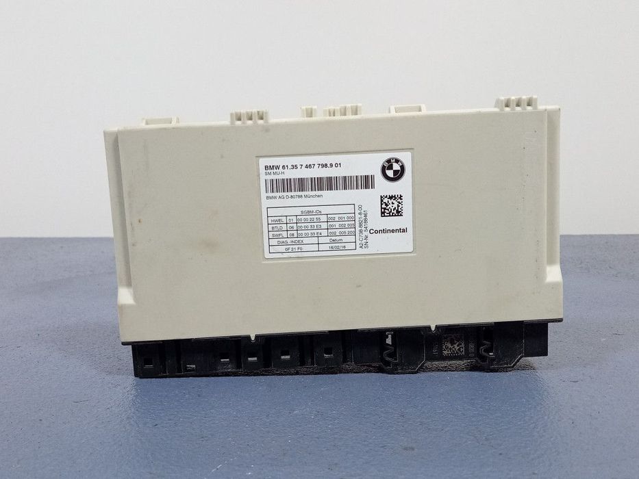 BMW 7 G12 MODUŁ STEROWNIK FOTELA TYŁ 7467798