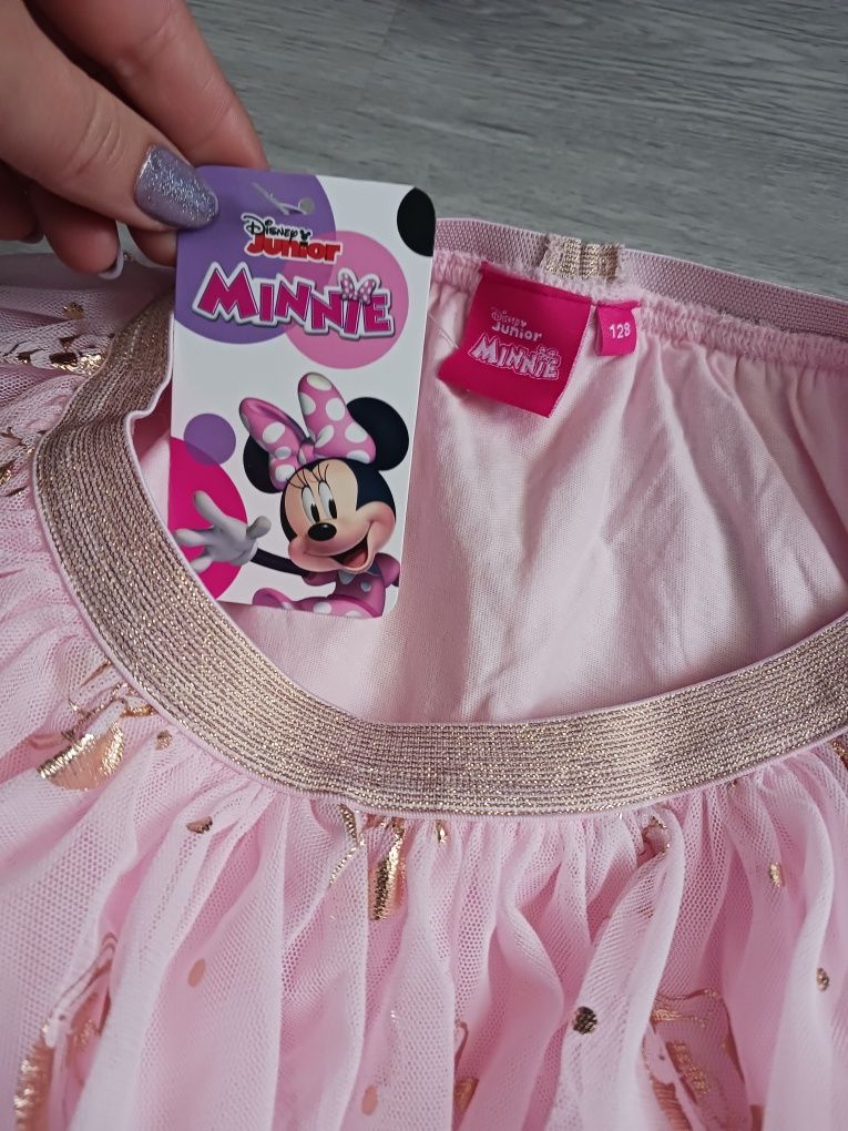 Tiulowa spódnica Minnie Mouse rozm. 128 / nowa