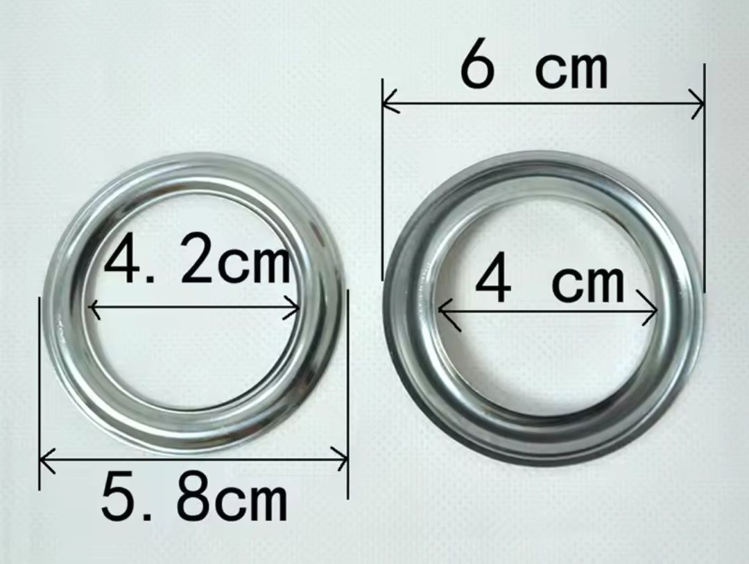 Argolas para colocar em cortinas