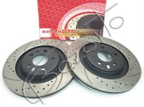 TARCZE hamulcowe Bozarto wiercone Audi A4 B8 S4 A5 S5 Q5 330mm TYŁ
