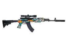 Гель бластер акумуляторний, Іграшковий автомат стріляє орбізами AK-47