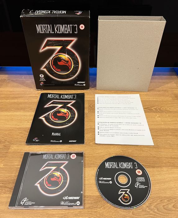 Mortal Kombat 3 (PC EN 1995) BIG BOX angielskie premierowe wydanie