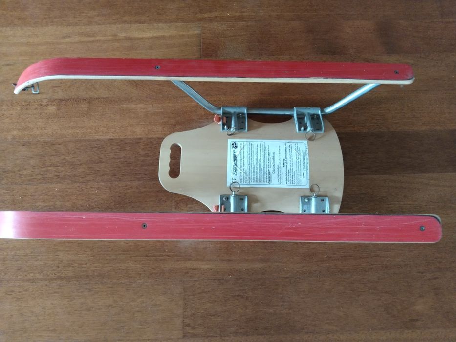 Sanki drewniane na płozach narty