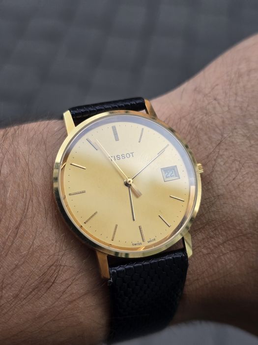 Złoty zegarek Tissot Goldrun 18k 750 + BOX