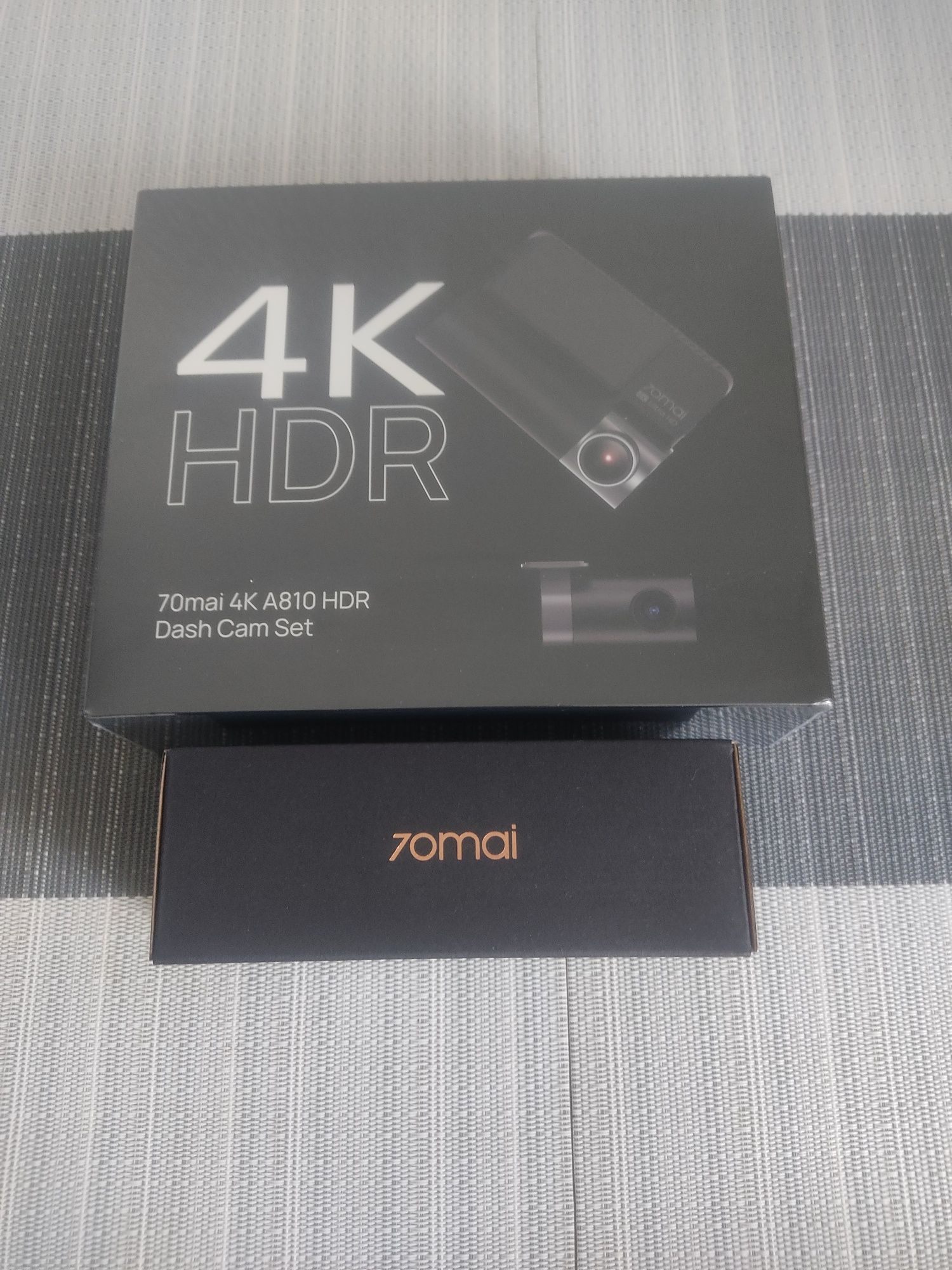 Відеореєстратор 70mai Dash Cam 4k A810+задня камера+паркувальний каб.