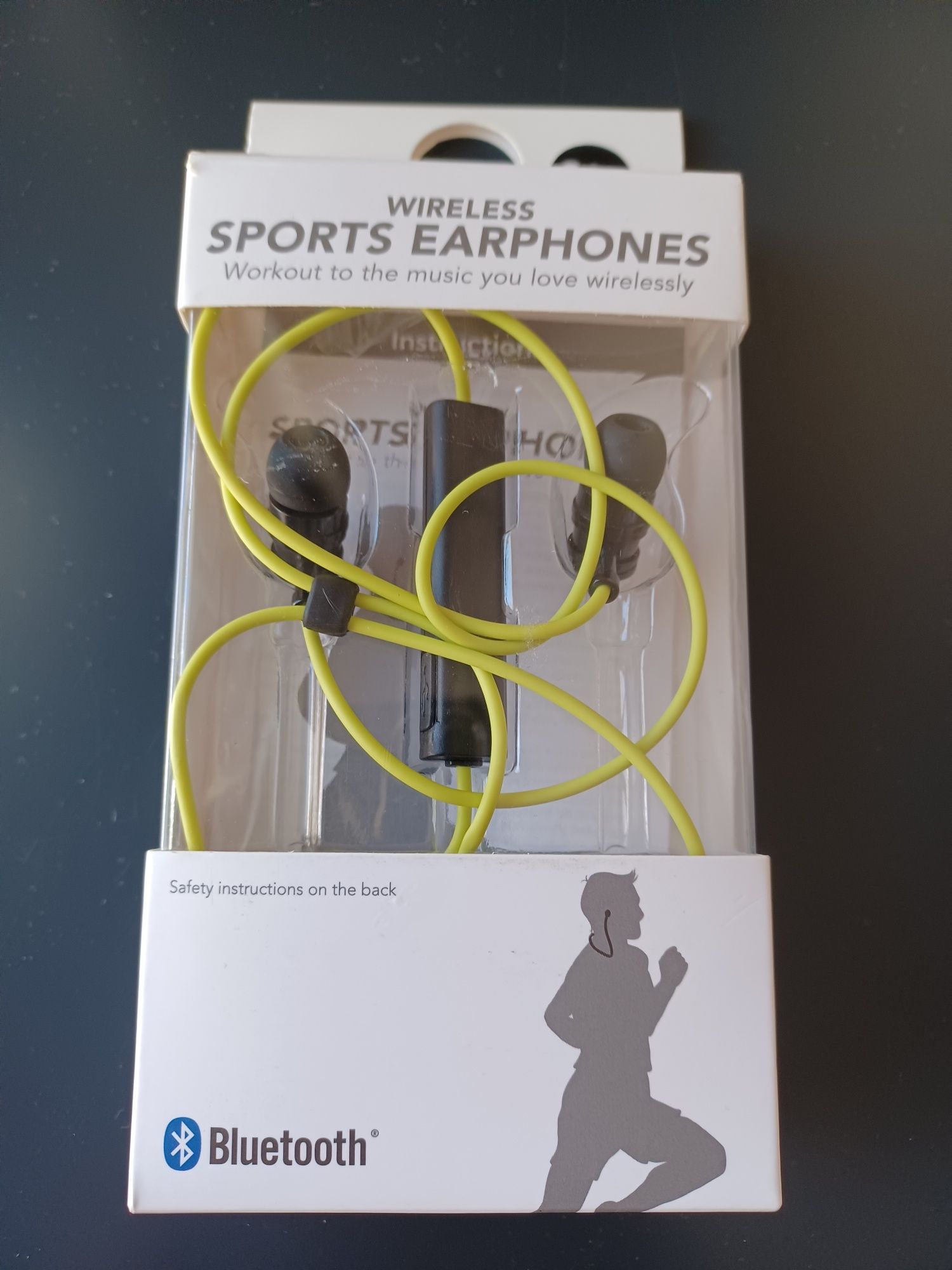 Auscultadores desportivos Bluetooth