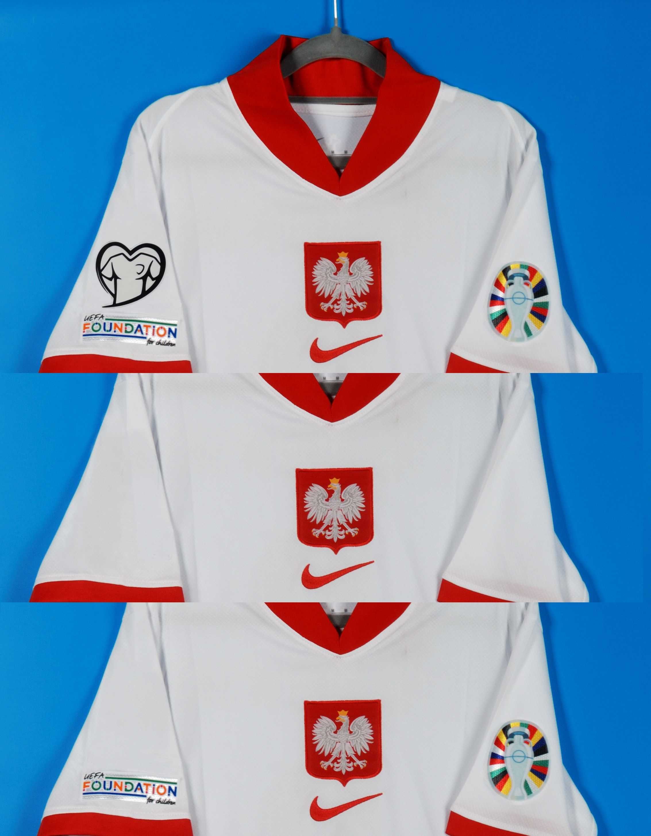 Koszulka reprezentacji Polski Euro 2024 WŁASNY NADRUK szybka wysyłka