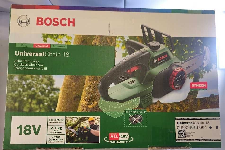 Bosch UniversalChain 18 Cordless Chainsaw – Brand New