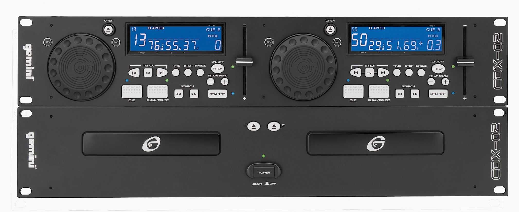 Odtwarzacz CD dual Gemini CDX 02