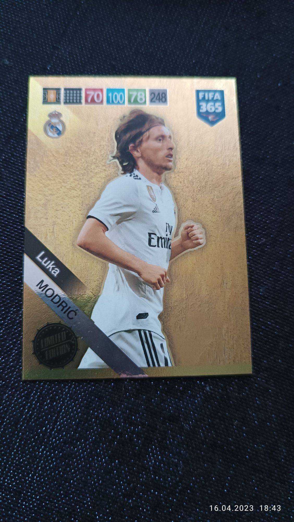 Karta limited edition FIFA 365 update 2019 Modric