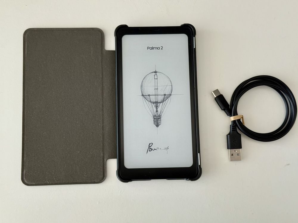 Ereader Boox Palma 2, impecável,  c/ capa,