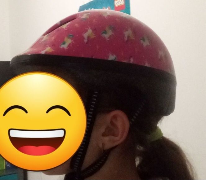 Kask dla dzewczynki
