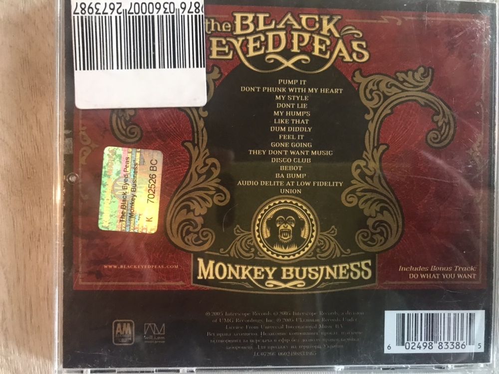 CD disk Black Eyed Peas