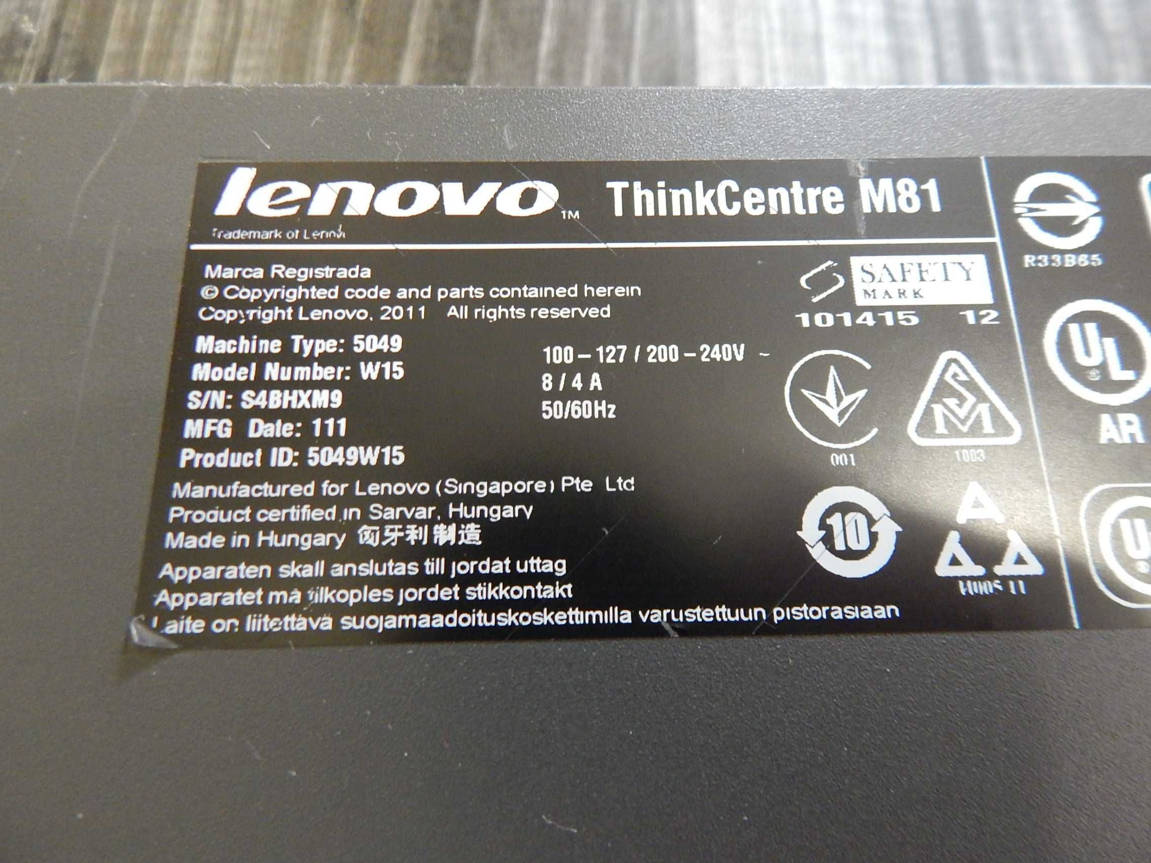 Lenovo ThinkCentere M8