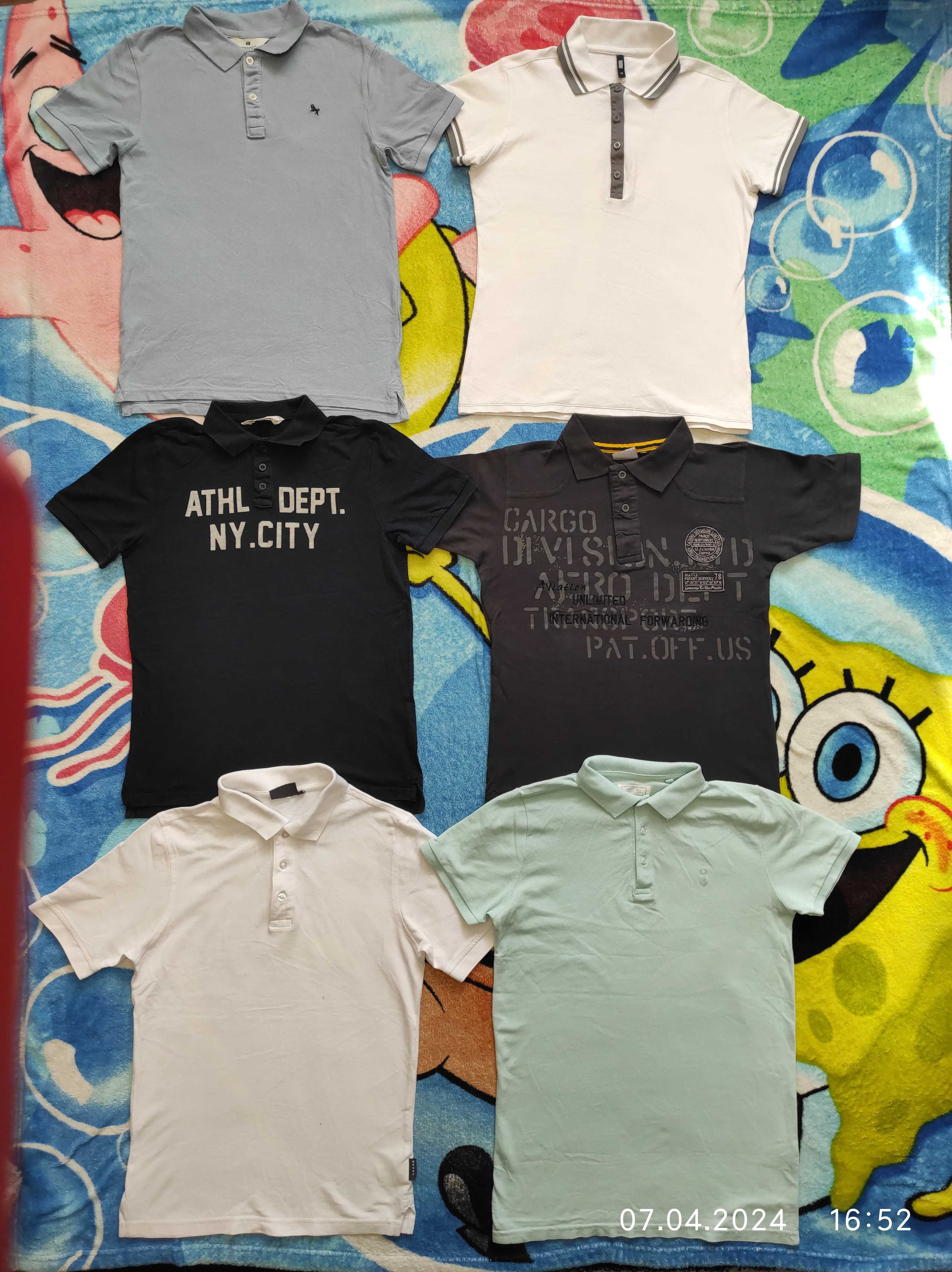 Стильні,літні,фірмові футболки,поло для хлопчика 12-13 років-H&M