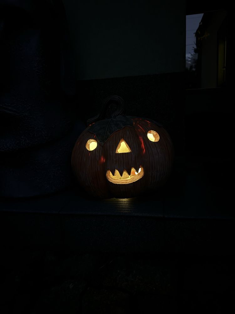 OKAZJA Dynia lampion figura ozdoba halloween