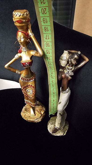 Afrykańskie figurki 2 sztuki