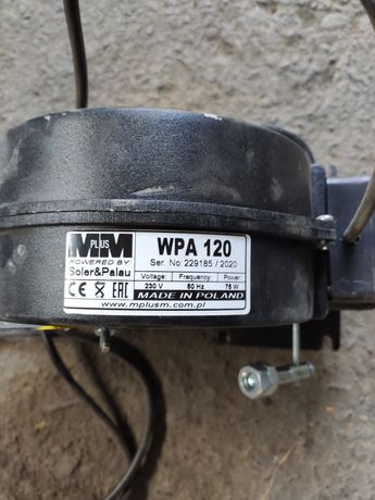 Wentylator pieca c.o. WPA 120