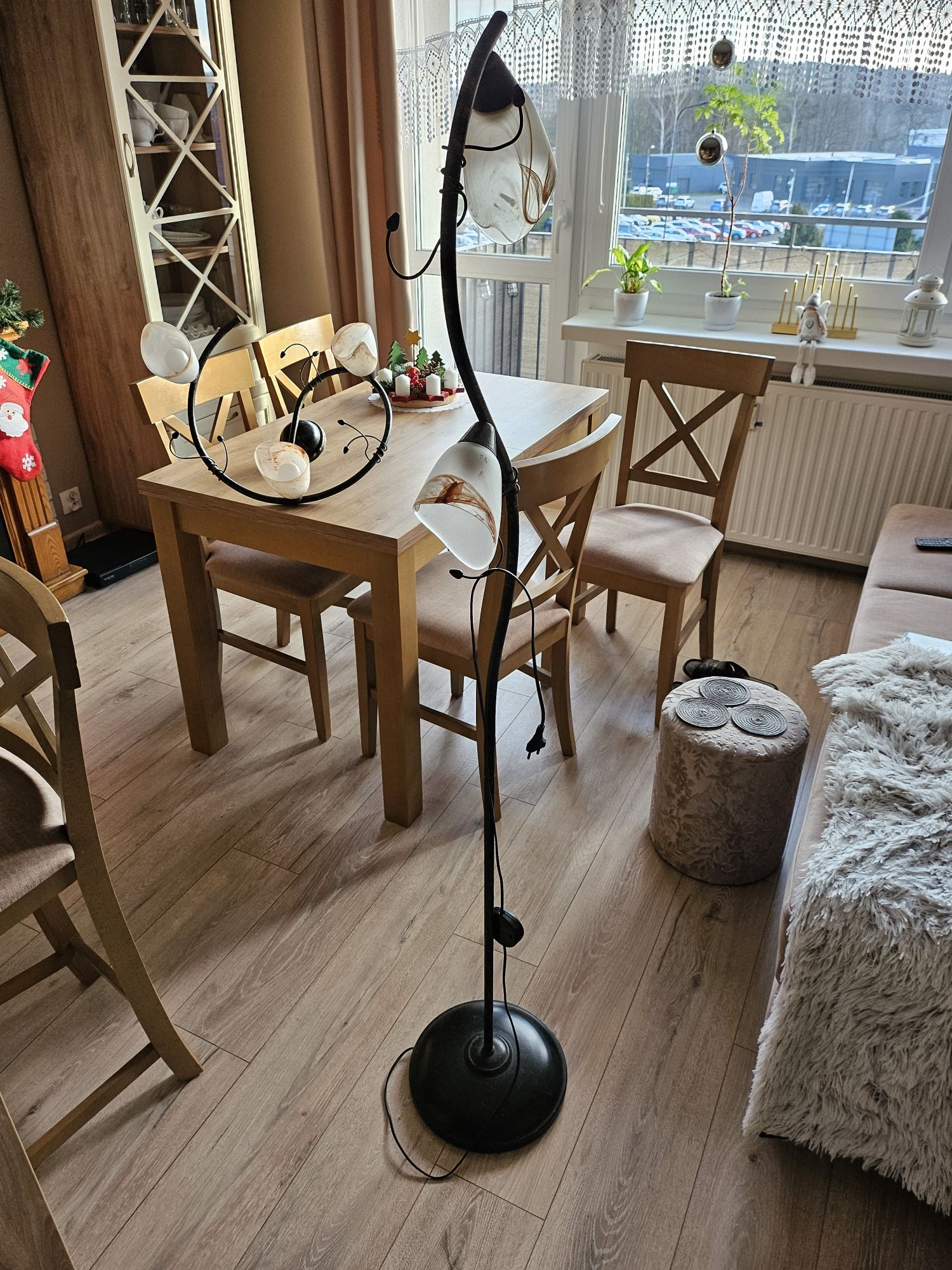 Lampa wisząca stojąca koplet