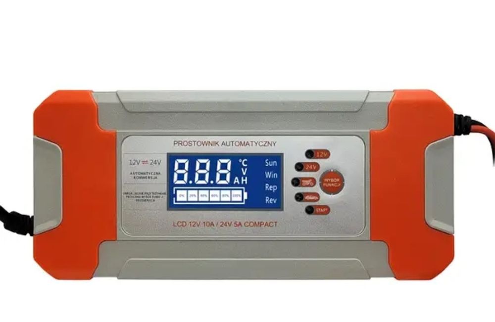 Зарядное устройство для аккумуляторов 12/24V 10A 7 ступеней зарядки
