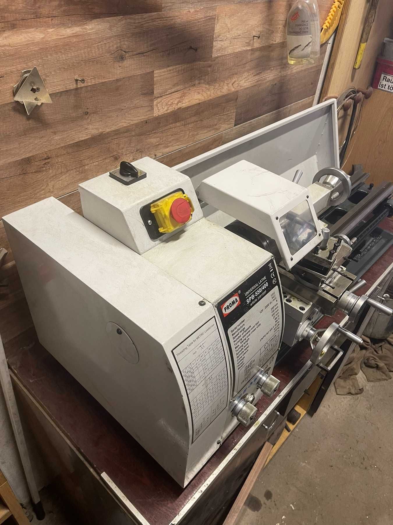 Tokarka uniwersalna PROMA SPB-550/400