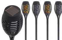 Lampy Solarne LED pochodnie 4 sztuki