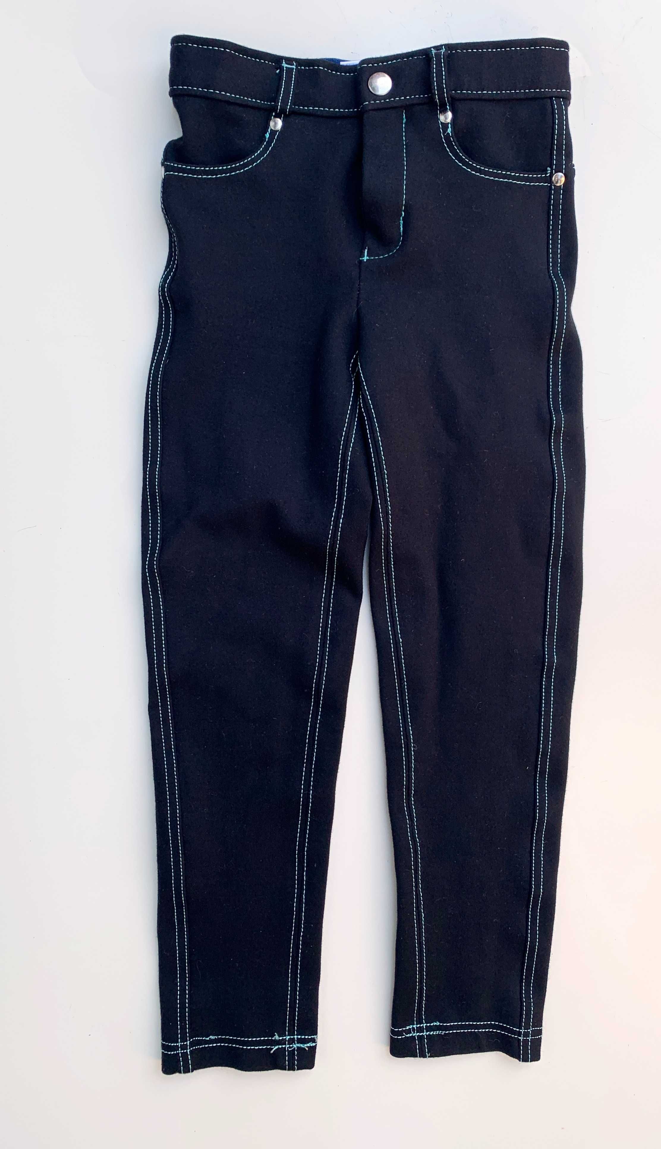 Bryczesy Czarne Jazda Konna Spodnie Life Style R 20 116 cm 6 lat