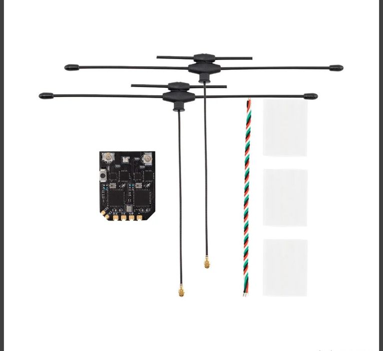 Приемник Radiomaster XR4 Gemini Xrossband Dual-Band ExpressLRS 2.4GHz/