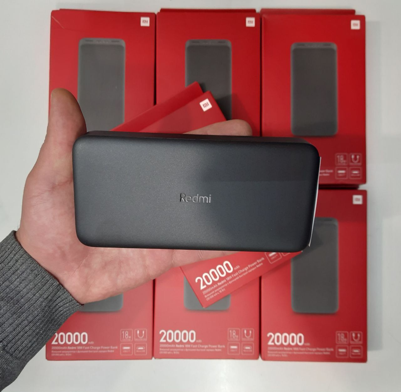 Павербанк зовнішній акумулятор 20 000 mAh Xiaomi Redmi power bank